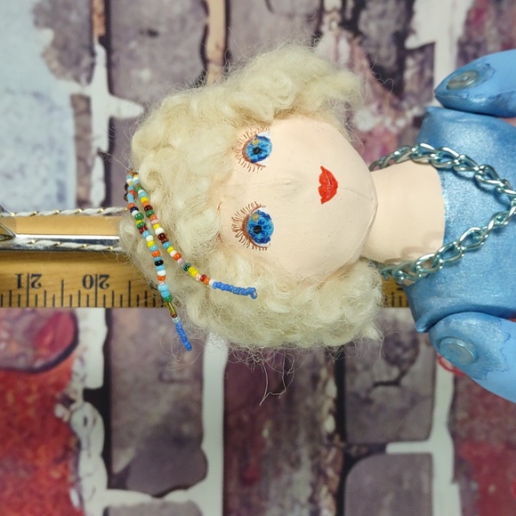 Artisan Crafted Elinor Peace Bailey Design Fantasy Fabric Arts Doll - Picture 9 of 11